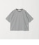 コットンポリエステル シアーボーダー Tシャツ