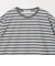 コットンポリエステル シアーボーダー Tシャツ