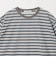 コットンポリエステル シアーボーダー Tシャツ