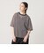 コットンポリエステル シアーボーダー Tシャツ