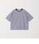 コットンポリエステル シアーボーダー Tシャツ