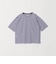 コットンポリエステル シアーボーダー Tシャツ