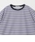 コットンポリエステル シアーボーダー Tシャツ
