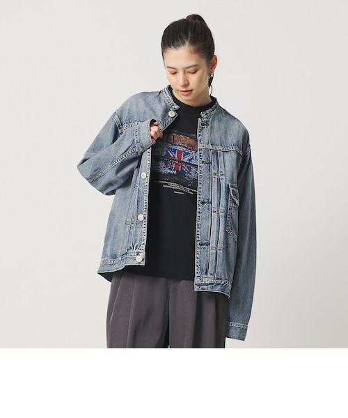 【別注】＜NEEDBY heritage＞デニム シャツジャケット レディース 【別注】＜NEEDBY heritage＞デニム シャツジャケット