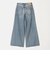 【別注】＜NEEDBY heritage＞ワイドフレア デニムパンツ/コバルト