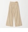 【別注】＜NEEDBY heritage＞ワイドフレア デニムパンツ/ベージュ