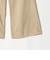 【別注】＜NEEDBY heritage＞ワイドフレア デニムパンツ/ベージュ