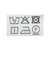 フリル テーパード デニムパンツ