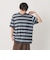 ＜NICE WEATHER＞ボーダーショートスリーブ Tシャツ