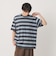 ＜NICE WEATHER＞ボーダーショートスリーブ Tシャツ