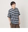 ＜NICE WEATHER＞ボーダーショートスリーブ Tシャツ