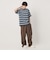 ＜NICE WEATHER＞ボーダーショートスリーブ Tシャツ
