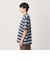 ＜NICE WEATHER＞ボーダーショートスリーブ Tシャツ