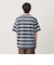 ＜NICE WEATHER＞ボーダーショートスリーブ Tシャツ