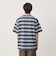 ＜NICE WEATHER＞ボーダーショートスリーブ Tシャツ