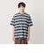 ＜NICE WEATHER＞ボーダーショートスリーブ Tシャツ