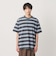 ＜NICE WEATHER＞ボーダーショートスリーブ Tシャツ