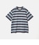 ＜NICE WEATHER＞ボーダーショートスリーブ Tシャツ