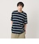＜NICE WEATHER＞ボーダーショートスリーブ Tシャツ