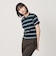 ＜NICE WEATHER＞ボーダーショートスリーブ Tシャツ