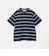 ＜NICE WEATHER＞ボーダーショートスリーブ Tシャツ