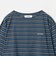 ＜NICE WEATHER＞マルチボーダー ショートロングスリーブ Tシャツ