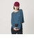 ＜NICE WEATHER＞マルチボーダー ショートロングスリーブ Tシャツ