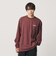 ＜NICE WEATHER＞ロゴ ロングスリーブ Tシャツ