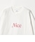 ＜NICE WEATHER＞NICE ロゴ ロング スリーブTシャツ