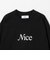 ＜NICE WEATHER＞NICE ロゴ ロング スリーブTシャツ