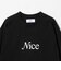 ＜NICE WEATHER＞NICE ロゴ ロング スリーブTシャツ