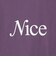 ＜NICE WEATHER＞NICE ロゴ ロング スリーブTシャツ
