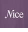 ＜NICE WEATHER＞NICE ロゴ ロング スリーブTシャツ