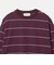 コットンポリエステル ボーダー ロングスリーブTシャツ