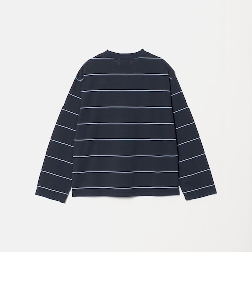 コットンポリエステル ボーダー ロングスリーブTシャツ｜ビューティー