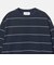コットンポリエステル ボーダー ロングスリーブTシャツ