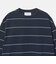 コットンポリエステル ボーダー ロングスリーブTシャツ