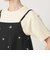 【WEB限定】＜THOUSAND MILE＞キャミソール＆パンツ エンブロイダリー セットアップ UVカット はっ水