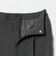 ポリエステルブレンド メランジ バックゴム ストレートパンツ 防シワ ウォッシャブル