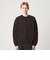KNITEE フェザー コットン ヘンリーネック ニット Tシャツ ウォッシャブル