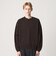 KNITEE フェザー コットン ヘンリーネック ニット Tシャツ ウォッシャブル