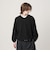 KNITEE フェザー コットン Vネック ニット Tシャツ ウォッシャブル