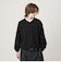 KNITEE フェザー コットン Vネック ニット Tシャツ ウォッシャブル