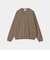 KNITEE フェザー コットン Vネック ニット Tシャツ ウォッシャブル