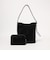 レザーライク カガリハンドル ショルダーバッグ