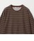 ベロアボーダー ロングスリーブ Tシャツ