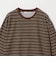 ベロアボーダー ロングスリーブ Tシャツ