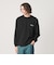 ＜CGS.＞オーガニック コットン ロングスリーブ ロゴ Tシャツ