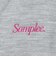 ＜Samplee＞ロゴ ニットベスト
