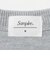 ＜Samplee＞ロゴ ニットベスト